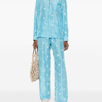 Forte Forte Embroidered silk trousers