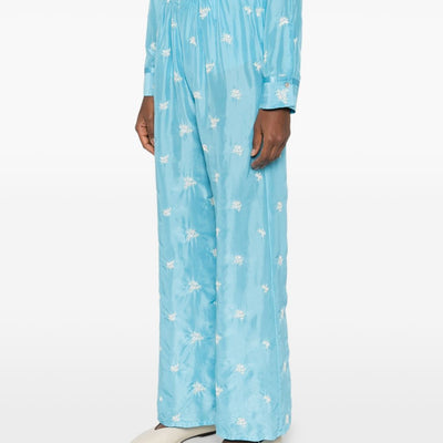 Forte Forte Embroidered silk trousers