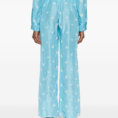 Forte Forte Embroidered silk trousers
