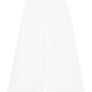Forte Forte Embroidered cotton trousers