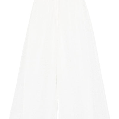 Forte Forte Embroidered cotton trousers