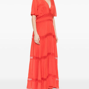 Forte Forte V-neck Cotton and silk v-necked dress