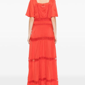 Forte Forte V-neck Cotton and silk v-necked dress