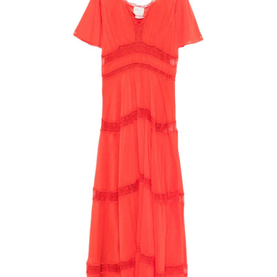 Forte Forte V-neck Cotton and silk v-necked dress