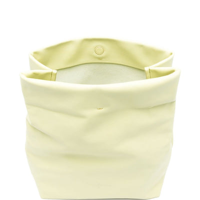 Cortana Delhi S, Large Lime Leather Clutch