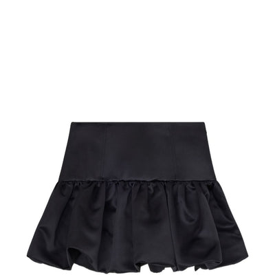Ganni Satin mini skirt