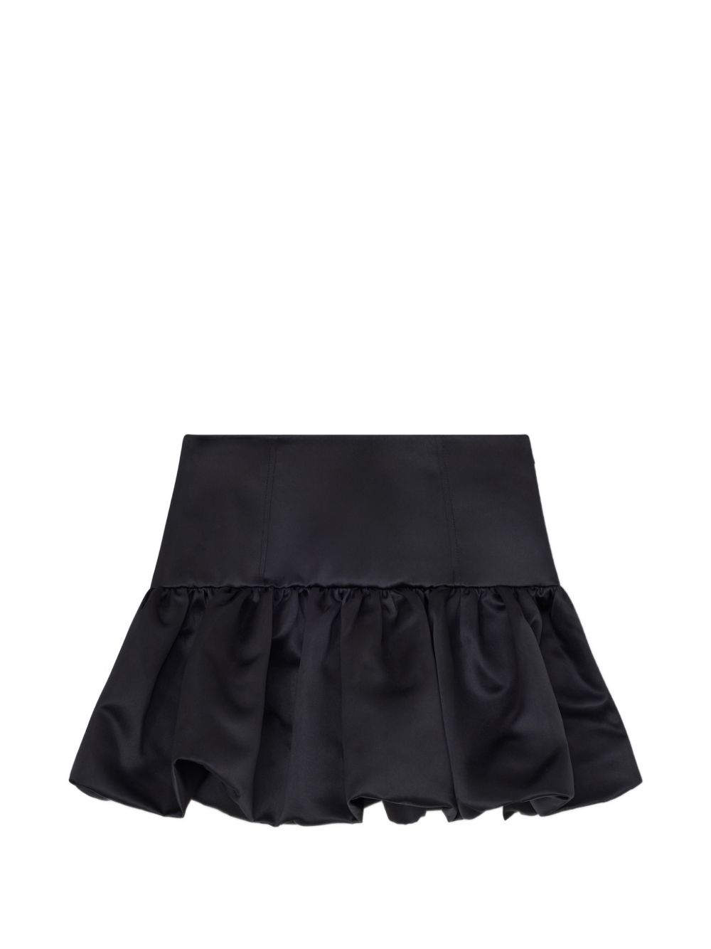 Ganni Satin mini skirt