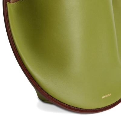 Jil Sander Pivot Leather Shoulder Bag