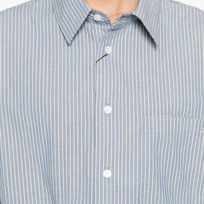Dunst Striped cotton shirt
