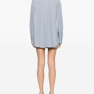 Dunst Striped cotton shirt