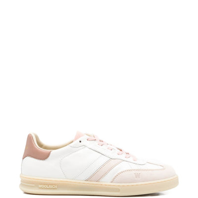 Woolrich Double U Leather Sneakers
