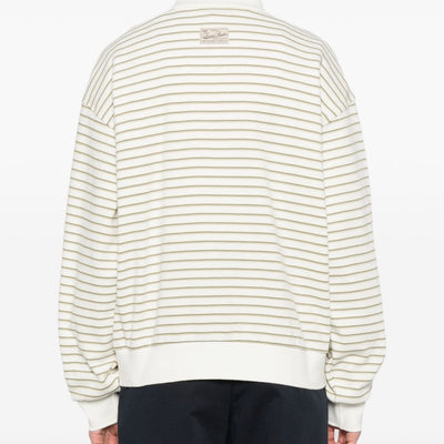 Dunst Striped cotton polo shirt