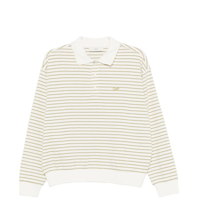 Dunst Striped cotton polo shirt