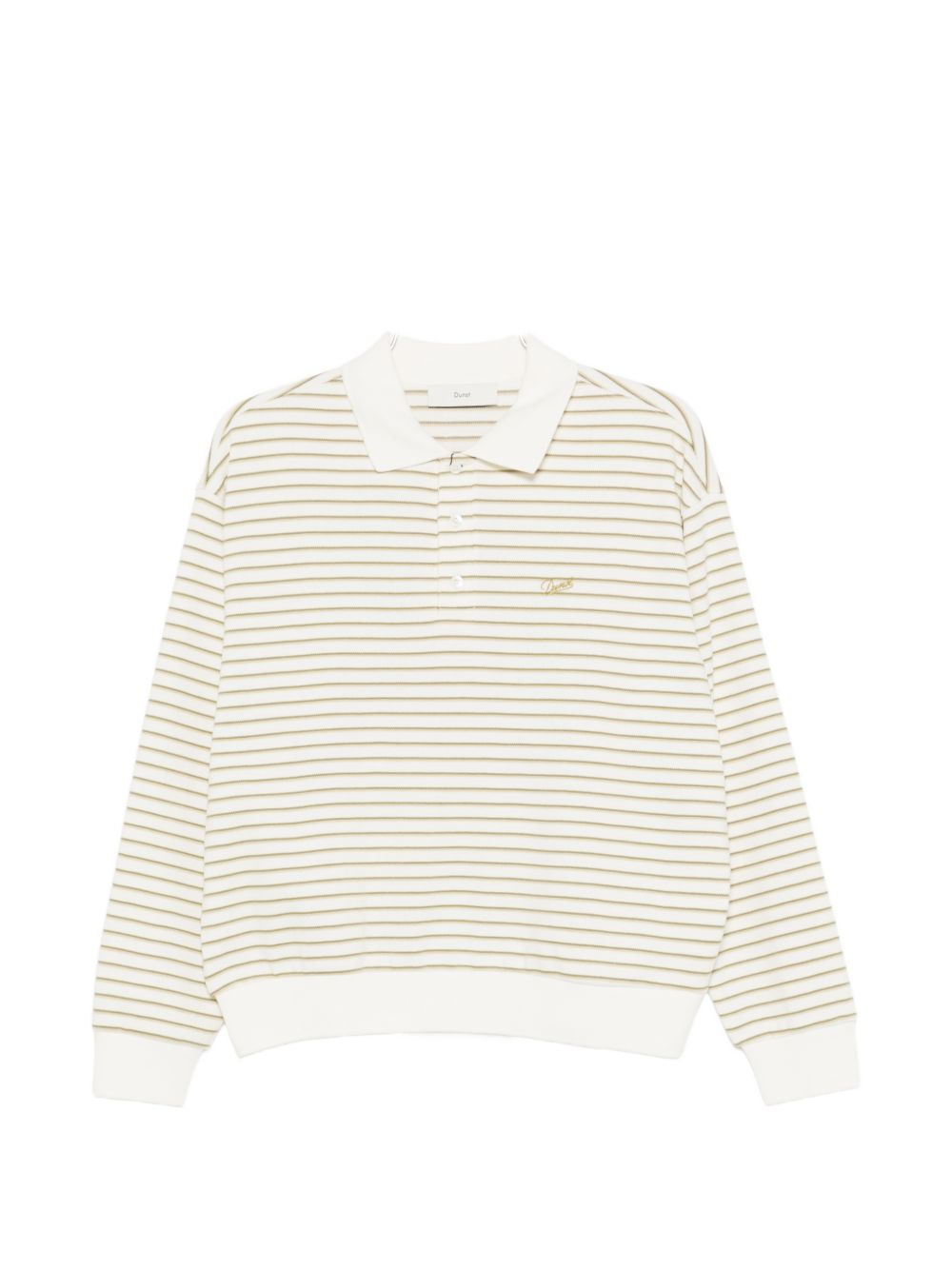 Dunst Striped cotton polo shirt