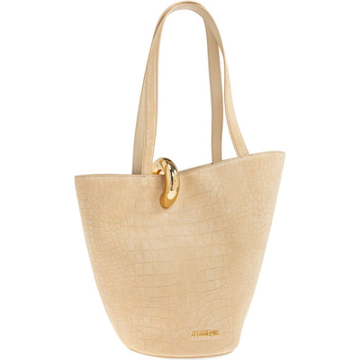 Jacquemus Le Bambola Moyen leather bucket bag