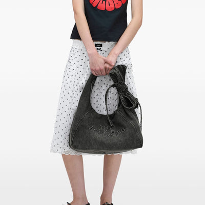 Marc Jacobs The Bow Denim Mini Sack Bag