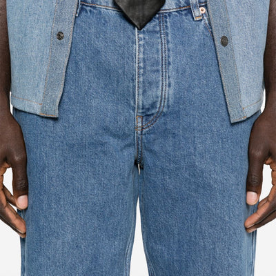 Marine Serre Straight leg denim jeans