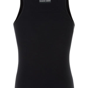 Marine Serre Moon cotton tank top