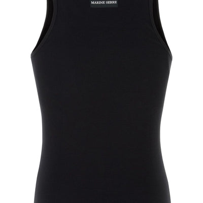 Marine Serre Moon cotton tank top