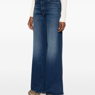 Mother The Hustler Roller Sneak denim jeans