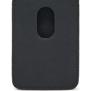 Emporio Armani Asv Regenerated Saffiano Magnetic Card Holder