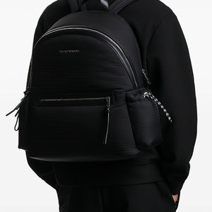 EMPORIO ARMANI EXCLUSIVE Emporio Armani Round Nylon Backpack With Monogram Lettering