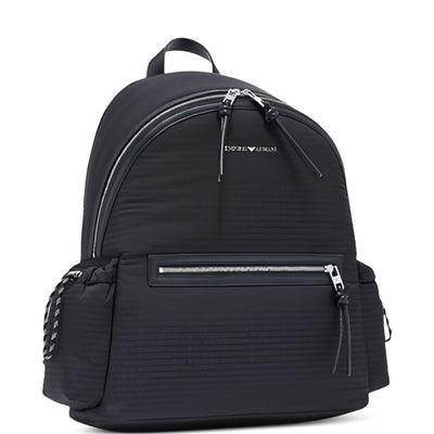 EMPORIO ARMANI EXCLUSIVE Emporio Armani Round Nylon Backpack With Monogram Lettering
