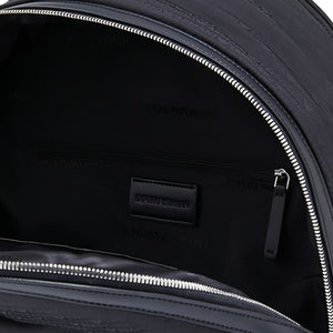 EMPORIO ARMANI EXCLUSIVE Emporio Armani Round Nylon Backpack With Monogram Lettering