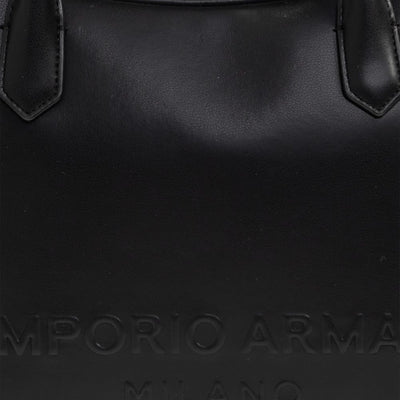 Emporio Armani Eagle Club Capsule Collection Soft Leather Shoulder Bag
