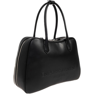Emporio Armani Eagle Club Capsule Collection Soft Leather Shoulder Bag