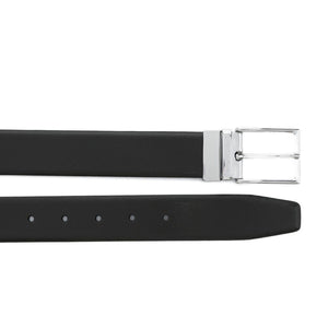 Emporio Armani Exclusive Reversible Saffiano Leather Belt