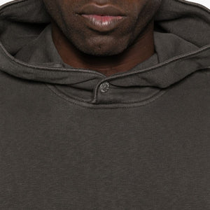 Stone Island Logo cotton hoodie