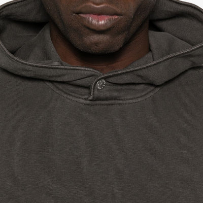 Stone Island Logo cotton hoodie