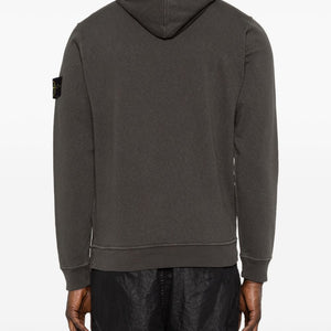 Stone Island Logo cotton hoodie