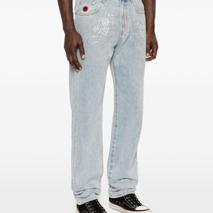 Icecream Crystal Running Dog denim jeans