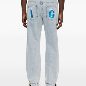 Icecream Crystal Running Dog denim jeans