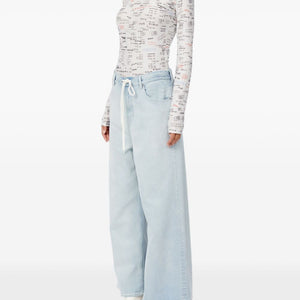 MM6 Maison Margiela Wide-leg denim jeans