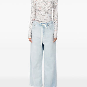 MM6 Maison Margiela Wide-leg denim jeans