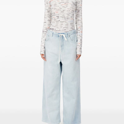 MM6 Maison Margiela Wide-leg denim jeans