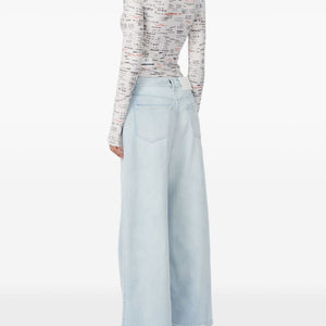 MM6 Maison Margiela Wide-leg denim jeans