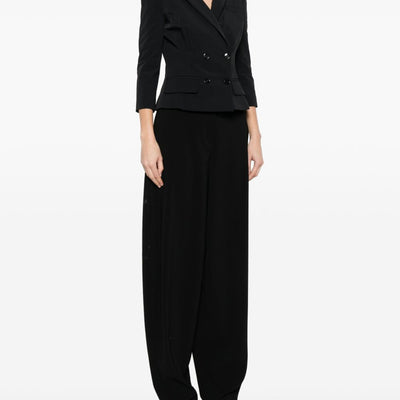 Elisabetta Franchi Belted double-breasted jacket