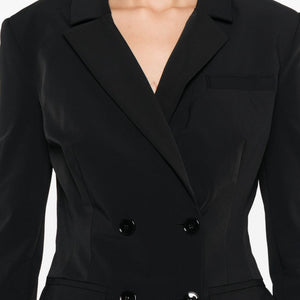 Elisabetta Franchi Belted double-breasted jacket