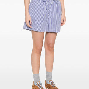 Parosh Striped cotton shorts