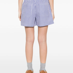 Parosh Striped cotton shorts