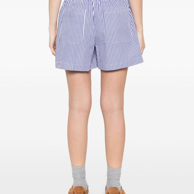 Parosh Striped cotton shorts