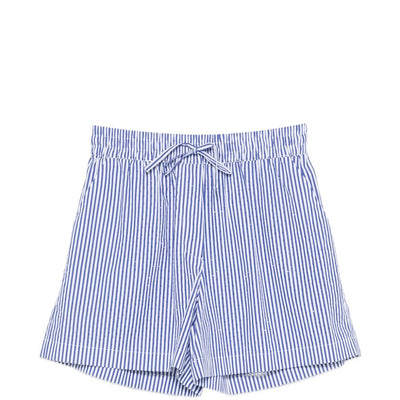 Parosh Striped cotton shorts