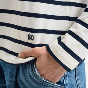 Semicouture Carmelita striped cotton sweater