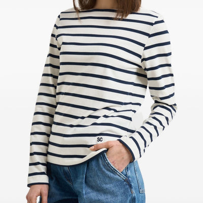 Semicouture Carmelita striped cotton sweater