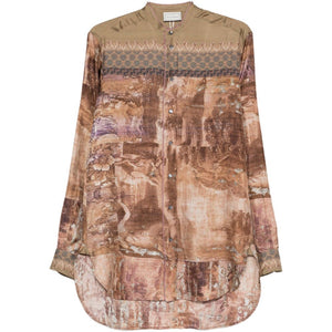 Pierre Louis Mascia Printed silk shirt