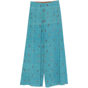 Pierre Louis Mascia Printed silk trousers